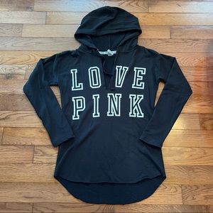 PINK TUNIC HOODIE